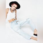 One Teaspoon Hooligans Light Wash Distressed Low Waist Denim Jeans- NWT Photo 0