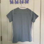 Adidas EUC |  women’s‎ climacool light gray soccer jersey — small Photo 4