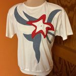 Vtg 80s American woman star top Photo 9