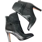Coach Jessie Black Silky Nappa Leather Boots - Size 9 Photo 6