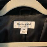 Preston & York  VTG Woman’s Suede Leather Jacket Size 2X Lined Button Closure Photo 1