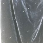 Ralph Lauren Vintage Navy Blue Velvet Sparkle Studded Skirt Photo 1