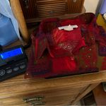 draper's & damon's VTG Draper’s & Damon’s Button Up Blouse Vibrant Colors Size 2X Rayon Photo 9