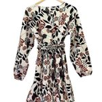 Bohme NWT Jacqui The Label Boho Floral Long Sleeve Belted Midi Dress Size Medium Photo 2