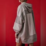 Free People #41 NWT Triple Threat Hoodie in Heather Grey/Victory Red Photo 1