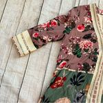 John Mark Open Front Kimono Cardigan Boho Floral Size Medium Women Shirt Top Photo 1