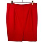 Ann Taylor Ann Taylor Wool Blend Pencil Skirt Red 12P Photo 1