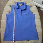 Cross Creek Pro‎ Collection Sleeveless Polo Shirt Blue Size M Photo 10