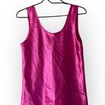 Vintage 80s Night Magic Malibu Pink Silky Lingerie Camisole Tank Top Size Medium Photo 0