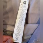 Fabletics Brogan Powerhold Leggings – Gray Floral Lace Panel Capri – Size M Photo 3