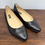 Nine West  Black Ballet Leather Speakup flat Size 8 Photo 0