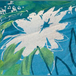 Avenue  Sheer Silk Poncho Blue/Green Floral Patterned Top Women’s Plus Size 18/20 Photo 5