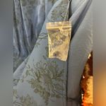 G.P.D. Mirabel Blue Floral Long Sleeve Mini Dress Mock Neck Open Back Size 2 Photo 9