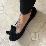 Miu Miu  Black Velvet Bow Ballet Flats Photo 10