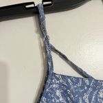 prAna  Women's Zandra Tank Top Blue Waimea Print Size Small Adjustable Strap Photo 1