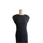 Madewell  Plisse’ mini tea crinkle dress Sz 00 Pleated Corp Core Office Siren Photo 4