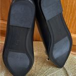 SM New York pointed toe silver bow black ballerina flats shoes Size 9 Photo 5