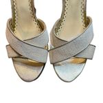 Lilly Pulitzer  Shoes Womens Size 9.5 Gold Wedge Strappy Sandals Ankle Strap Photo 1