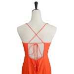 Free People  Francesca Midi in Tangerine Tango‎ Size M Flawed Photo 12