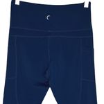 Zyia Active Leggings Women 6 8 Teal Blue Cropped Capri Pants Yoga Gym Athleisure Photo 3