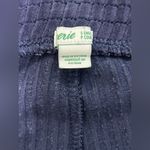 Aerie  Groove-On Velour High Waisted Blue Flare Pants Size Small Petite/Short Photo 3