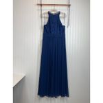 Alex Evenings NWT  Bridesmaid Dress Navy Blue Jeweled Embroidered Size 16 Photo 1