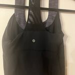 Lululemon Womens Black Scoop Neck Racerback Built In Bra Athletic Tank Top XS/S? Photo 2