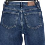 Madewell SZ 25 Slim Demi-Boot Jeans Zip-Fly Mid-Rise Whiskered Stretch Pockets Photo 5