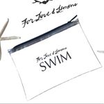 For Love & Lemons new Swim ❤︎ Clear Logo Airline Travel Bag ❤︎ Bikini Bag ❤︎ Photo 2