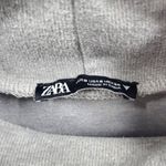 ZARA Soft Touch High Low Turtle Neck Long Sleeve Sweater in Grey Photo 4