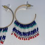 Rebecca Minkoff NEW!  Boho Beaded Hoop Earrings Photo 9