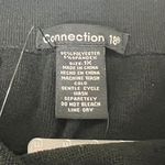 Connection 18 SIZE 1X Cozy Warm Comfort Seamless Fleece Lined Mid Rise Leggings Black Photo 3