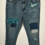 Ralph Lauren Lauren  Patchwork Boyfriend Jeans Size 10 Black Label Photo 0