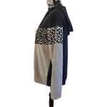 Hem & Thread  Leopard Print Pullover Hoodie Sweatshirt Sz XL Photo 2