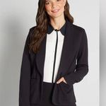 Modcloth Black knit bold moves blazer Photo 0