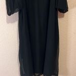 Gold Hawk Silk Square Applique Dress Beaded Black. Size Small Photo 9