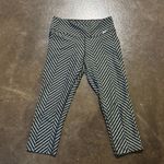 Nike  Black and Gray Zigzag Leggings Photo 1