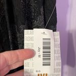 LuLaRoe Black and Silver NWT   Joy medium Floral Sleeveless Cardigan Photo 2