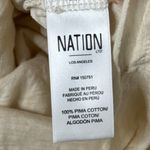 Nation Ltd NEW  100% Pima Cotton Long Sleeve Top Size Medium Pearl Ivory Harlow Photo 6