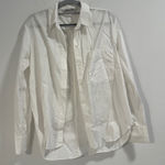 ZARA  White Poplin Button Down Photo 0