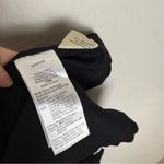 Madewell  Linen-blend button-wrap midi dress in Black Photo 7