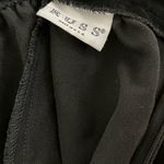 Vintage 90s Russ black velvet pencil skirt women's size S romantic gothic Vampy Photo 3