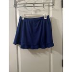 st. john's bay  Women's Swim Skirt with Attached Brief Insert Size 16 Blue Photo 6