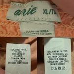 Aerie Womens Dress Orange Sleeveless Button Front Linen Tie Straps Size XL Photo 9