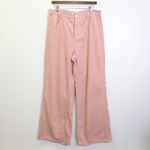 PacSun Button Fly Wide Leg Corduroy Jeans Pink Size 31 Photo 1