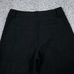 Anthropologie READ Low Rise Ankle Zip Wide Leg Pants Black Size 0 Stretch Photo 3