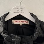 Free People  Quinn Quilted Black Jacket M Photo 8