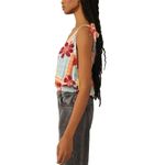 Free People NWT  Tied To You Tank Top Tropical Combo Print Size Small Photo 6