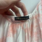 Shinestar Peach/White Tie Dye Wide Leg Jumpsuit Size Medium Photo 2