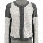 CAbi Jacket Gray Neutral Modern Style Office Fit Shoulder Pads Corpcore Size M Photo 2